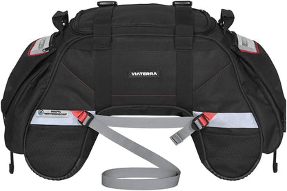 ViaTerra Claw Mini Waterproof Tail Bag | Compatible with Sports & Street Motorbikes | Waterproof
