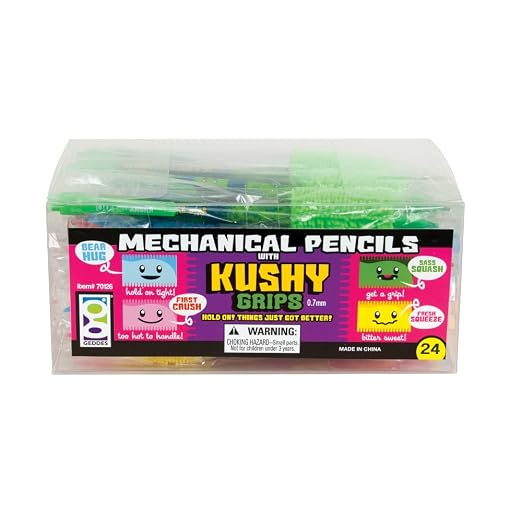 Raymond Geddes Kushy Grip Mechanical Pencils (Pack of 24)