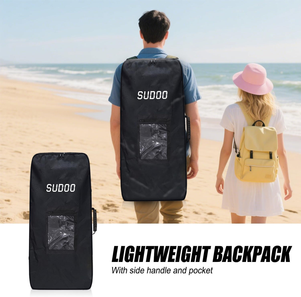 Inflatable Stand Up Paddle Board 10‘x30‘‘- Ultra-Light SUP with Backpack, Pump, Paddle, Coil Leash, 3 Fins, Repair Kit, Stable Design, Non-Slip EVA Deck for Adults & Youth
