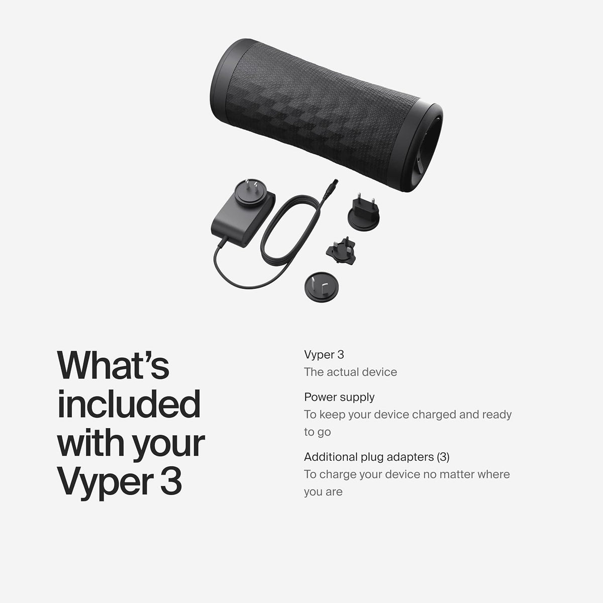 Hyperice Vyper 3 - Powerful High-Intensity Vibrating Foam Roller - Relieve Muscle Tension - Pre and Post Workout Recovery