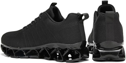 Men's Slip on Walking Running Shoes Blade Tennis Casual Fashion Sneakers Comfort Non Slip Work Sport Athletic Trainer