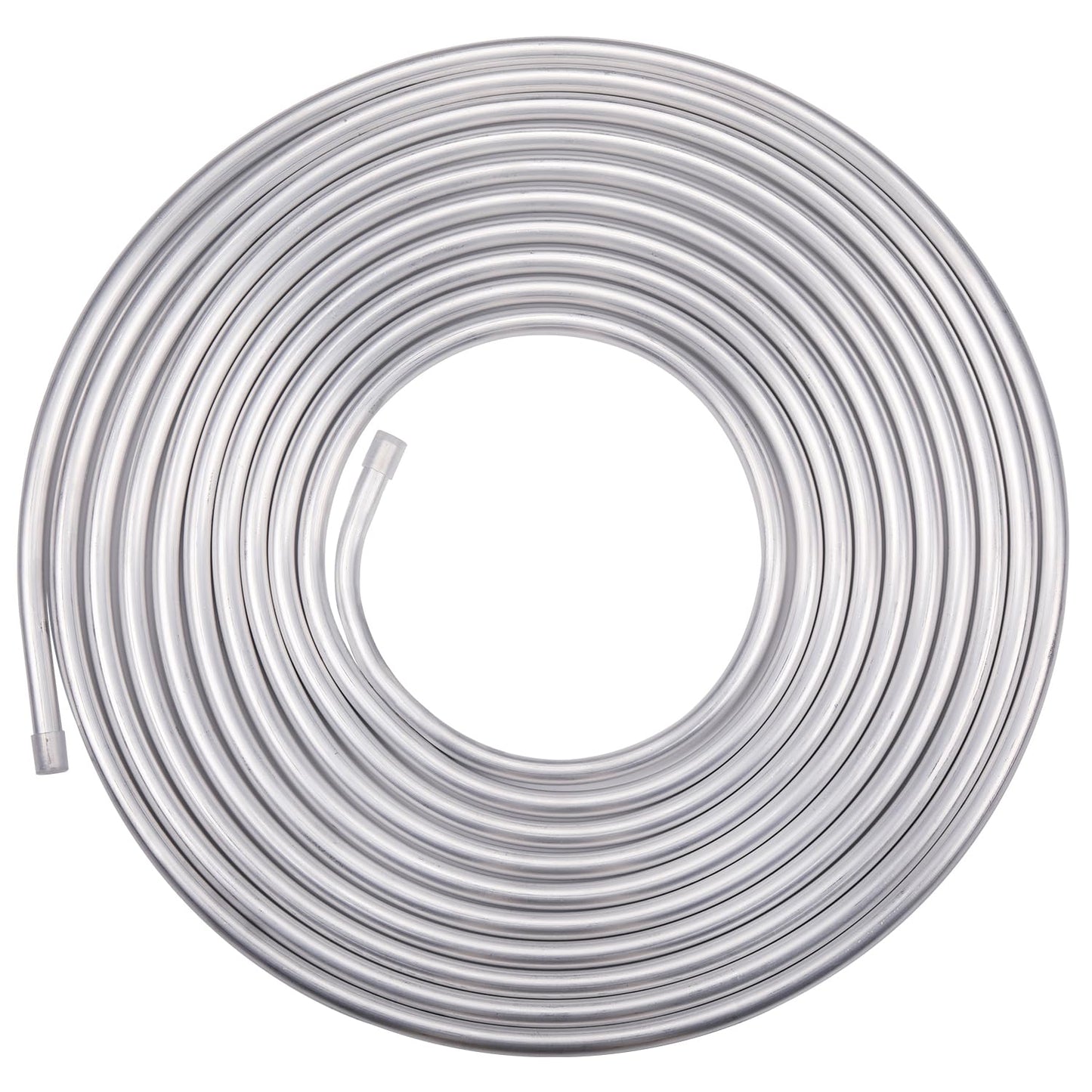 Podavelle 5/16 OD Aluminum Hard Fuel Line Hardline Tube Tubing Coil 16 Feet Roll