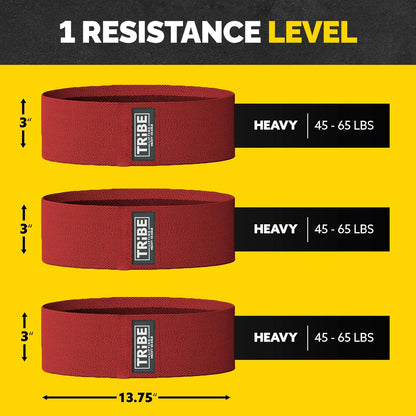 Fabric Resistance Bands for Legs - Workout Bands Resistance Bands for Men and Women - Booty Bands for Working Out - Exercise Bands Resistance Bands Set - Elastic Bands for Exercise