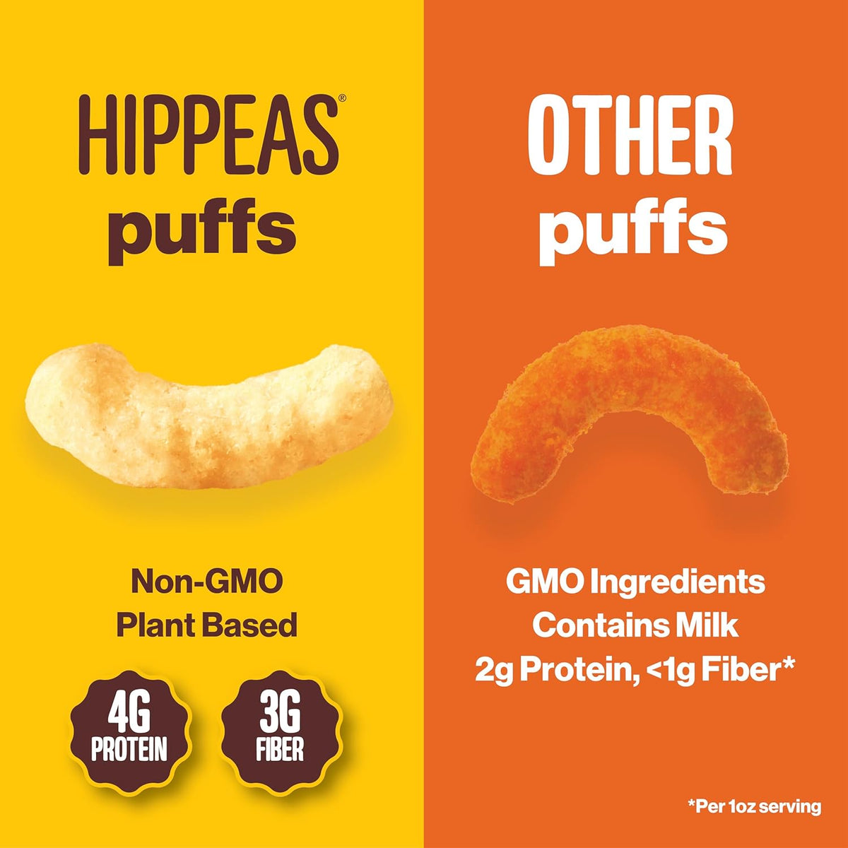 Hippeas Grillo's Dill Pickle, 0.75 Ounce (Pack of 18), 3g Protein, Fiber, Vegan, Gluten-Free, Crunchy, Plant Protein Snacks