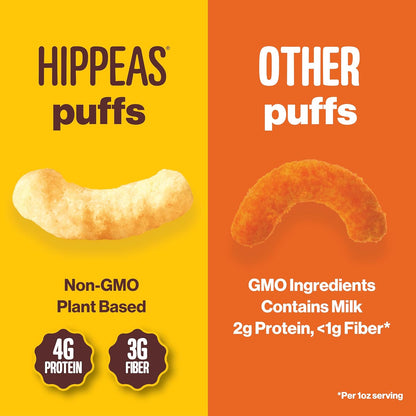 Hippeas Grillo's Dill Pickle, 0.75 Ounce (Pack of 18), 3g Protein, Fiber, Vegan, Gluten-Free, Crunchy, Plant Protein Snacks