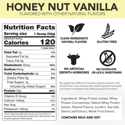 Naturally Flavored Rival Whey - Honey Nut Vanilla- 5lb