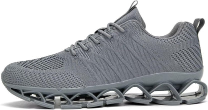 Men's Slip on Walking Running Shoes Blade Tennis Casual Fashion Sneakers Comfort Non Slip Work Sport Athletic Trainer
