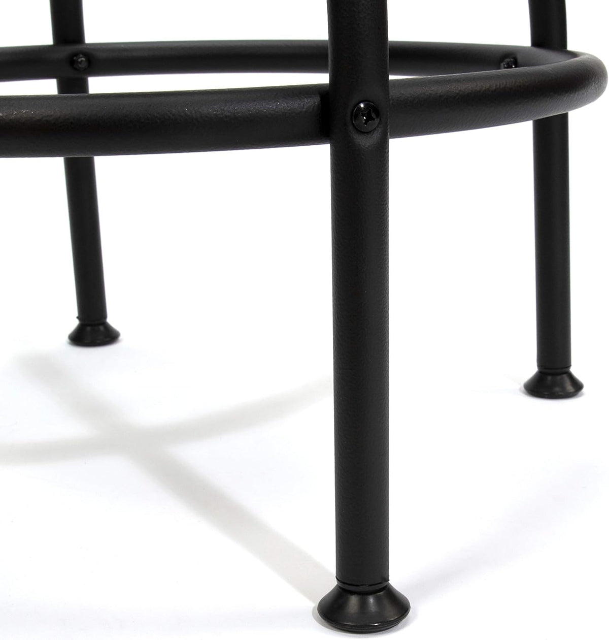 Craftsman Adjustable Height Work Shop Stool, 29 to 34-inches Tall, Rip-Resistant Padded Vinyl Seat, 300-lb Capacity, 360-degree Footrest, Non-Marring Feet