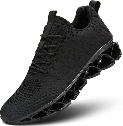 Men's Slip on Walking Running Shoes Blade Tennis Casual Fashion Sneakers Comfort Non Slip Work Sport Athletic Trainer