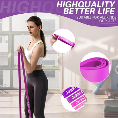 Resistance Bands,Pull Up Bands,Stretching Assist Bands Set for Men & WomenPortable Exercise, Muscle Training,Physical Therapy,Exercise Workout Bands for Working Out