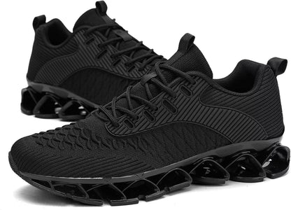 Men's Slip on Walking Running Shoes Blade Tennis Casual Fashion Sneakers Comfort Non Slip Work Sport Athletic Trainer