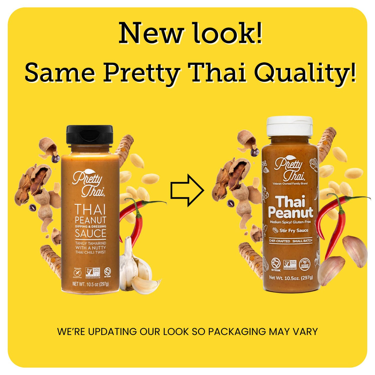 Pretty Thai Peanut Sauce, Gluten Free Certified Non-GMO Vegan Authentic Stir Fry, Dressing, Rice Seasoning, Condiment & Dipping Sauce, 100% Natural (Pack of 2)