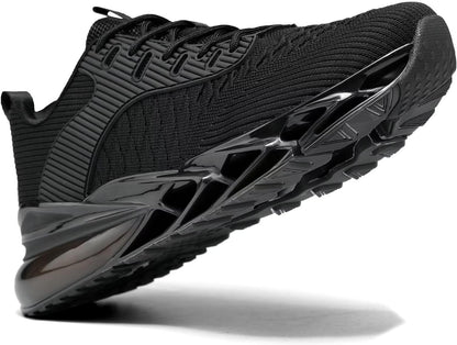 Men's Running Shoes Blade Tennis Walking Fashion Sneakers Breathable Non Slip Gym Sports Work Trainers