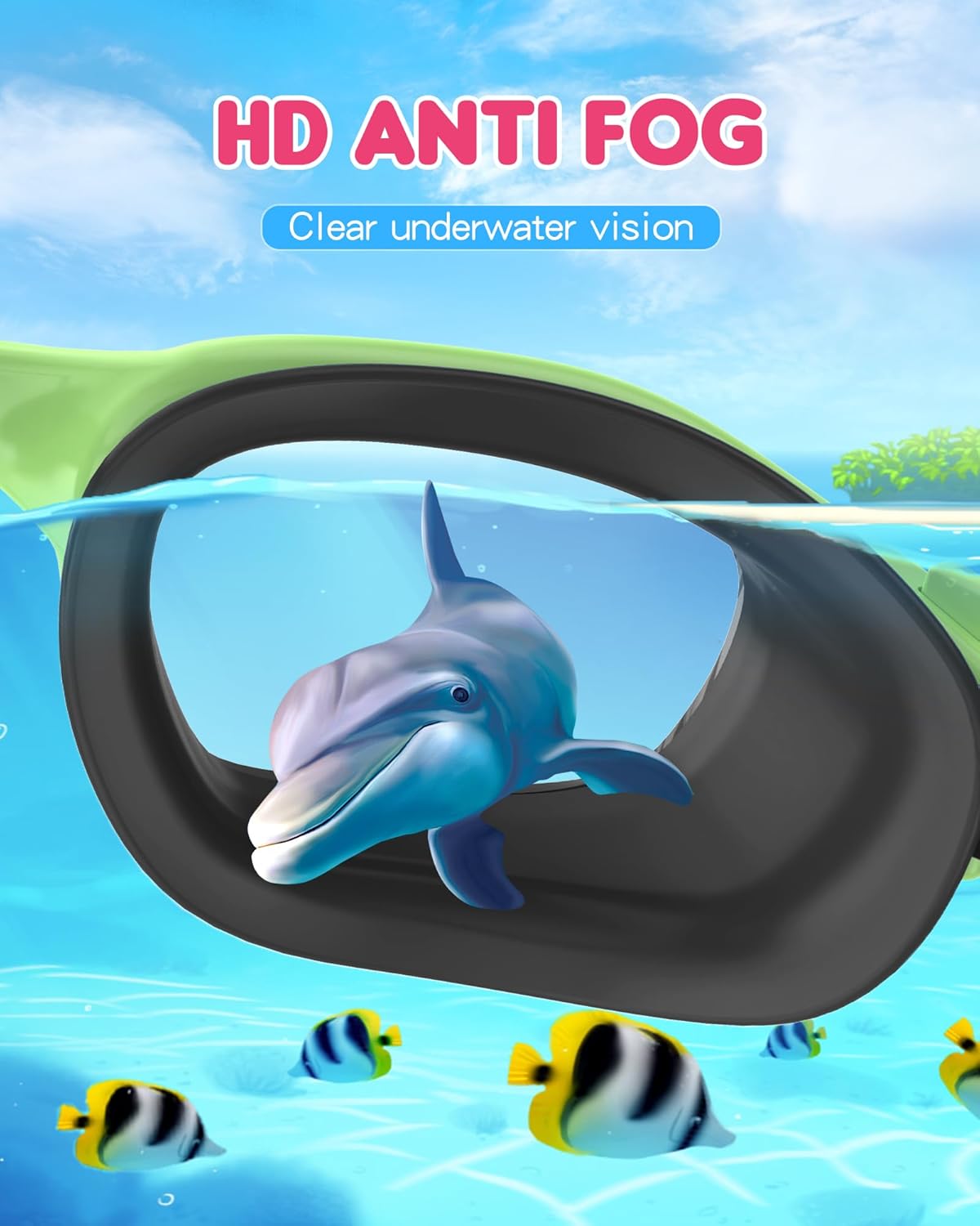 Kids Swim Goggles,Swimming Goggles for Kids 6-14, Anti-Fog UV Protection Pool Glasses for Boys Girls