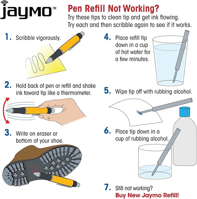 Replacement for Cross Slim 8910 - Gel Rolling Ball Pen Refill - 2 Red