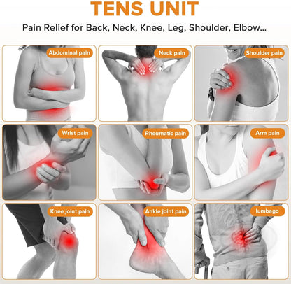 TENS Unit & EMS Pelvic Floor Muscle Exercise,36 Modes Rechargeable Dual Channel EMS Massager Machine with Pelvic Floor Muscle Electrode Probe and Travel Case