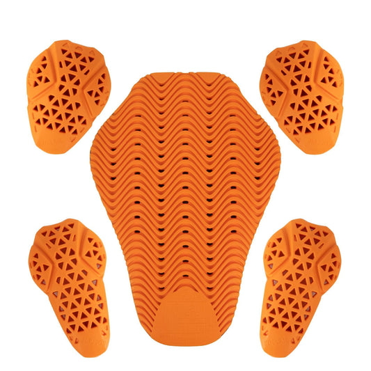 PSLER Full CE Level 2 Certified Motorcycle Armor Back Pad, Elbow and Shoulder Protection Pads Set for Motorcycle Jackets, 5PCS