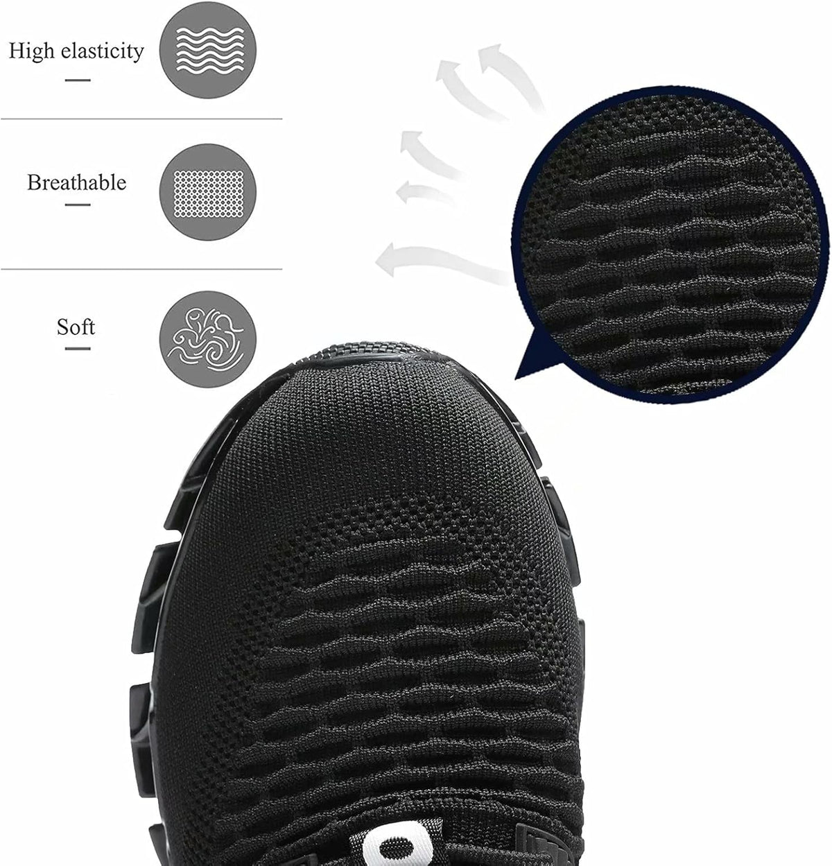 Men's Running Shoes Blade Tennis Walking Fashion Sneakers Breathable Non Slip Gym Sports Work Trainers
