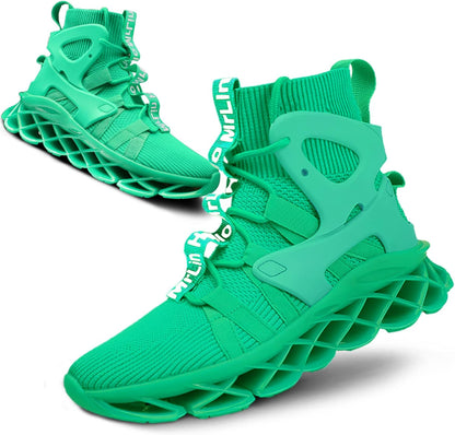 Hello MrLin Men's Running Shoes Non Slip Athletic Tennis Walking Blade Type Sneakers Hip Hop