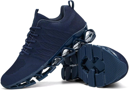 Men's Slip on Walking Running Shoes Blade Tennis Casual Fashion Sneakers Comfort Non Slip Work Sport Athletic Trainer