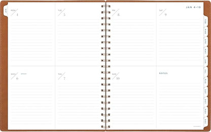 AT-A-GLANCE® Signature Collection 2027 Weekly Monthly Planner, Brown, Large, 8 1/2" x 11"