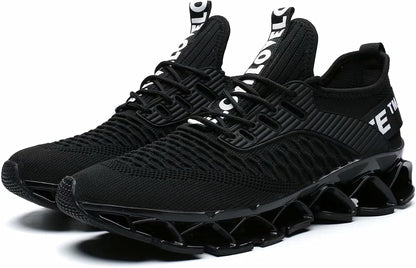 Men's Running Shoes Blade Tennis Walking Fashion Sneakers Breathable Non Slip Gym Sports Work Trainers