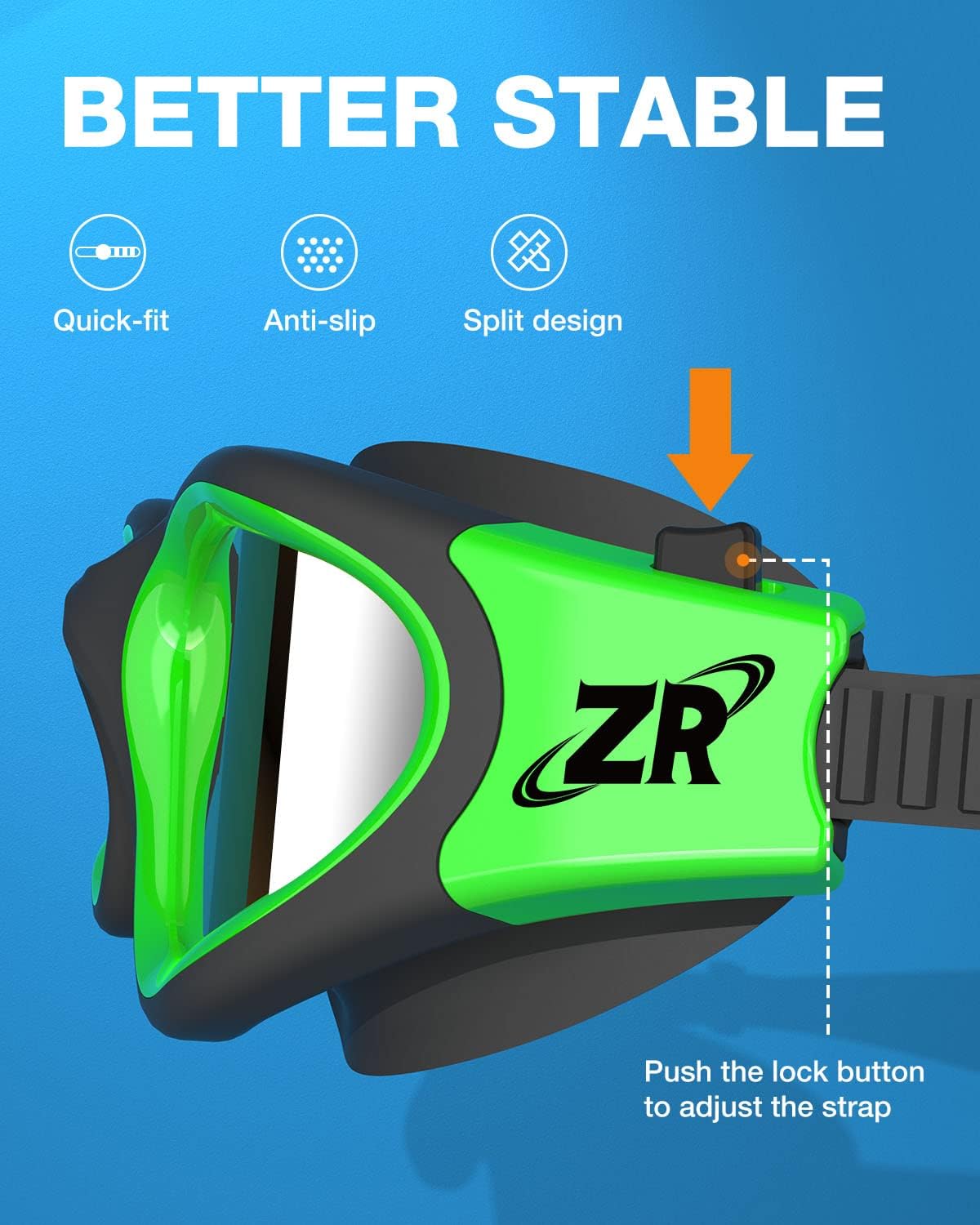 ZIONOR G1 Polarized Swimming Goggles for Unisex Adult Women Anti Fog 100% Anti UV Diving Goggles