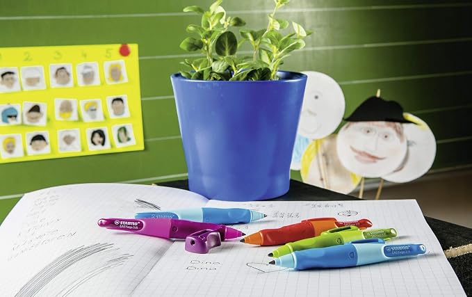 STABILO - EASYergo 3.15 - Ergonomic Mechanical Pencil - Right-Handed - Pack of 1 - Light Green/Dark Green with Sharpener