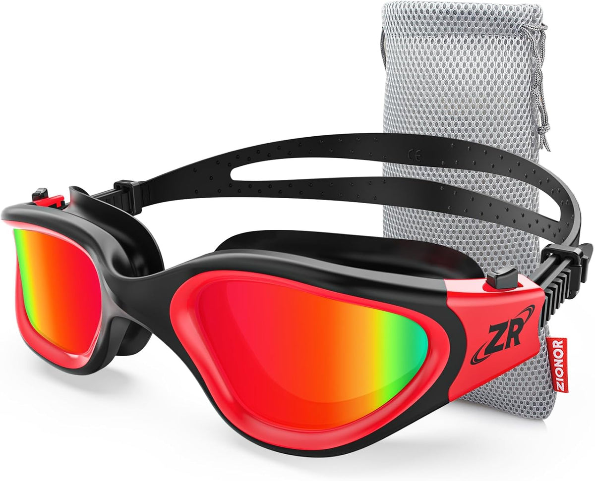 ZIONOR G1 Polarized Swimming Goggles for Unisex Adult Women Anti Fog 100% Anti UV Diving Goggles