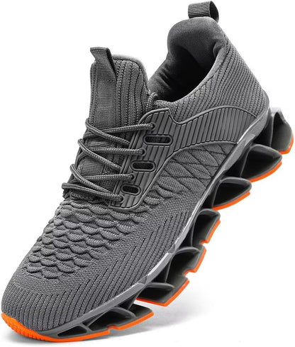 Mens Slip on Walking Running Shoes Blade Tennis Casual Fashion Sneakers Comfort Non Slip Work Sport Athletic Trainer
