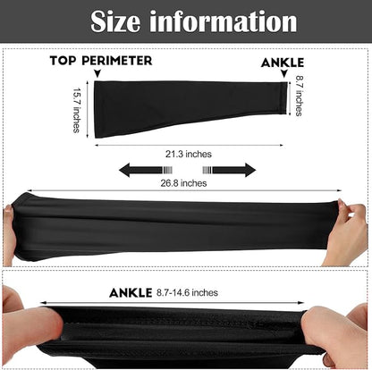Tatuo Leg Sleeves Compression Long Knee Sleeve UV Protect for Men Women Sport Basketball Football