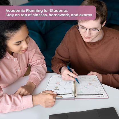 Academic Planner 2026-2027, Jul 2026-Jun 2027 Monthly & Weekly Planner