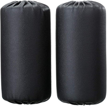 Foam Foot Pads Rollers Set of a Pair (7"x3.5"x20mm) for Home Gym Exercise Machines Equipments Replacements with 1 Inch Rod