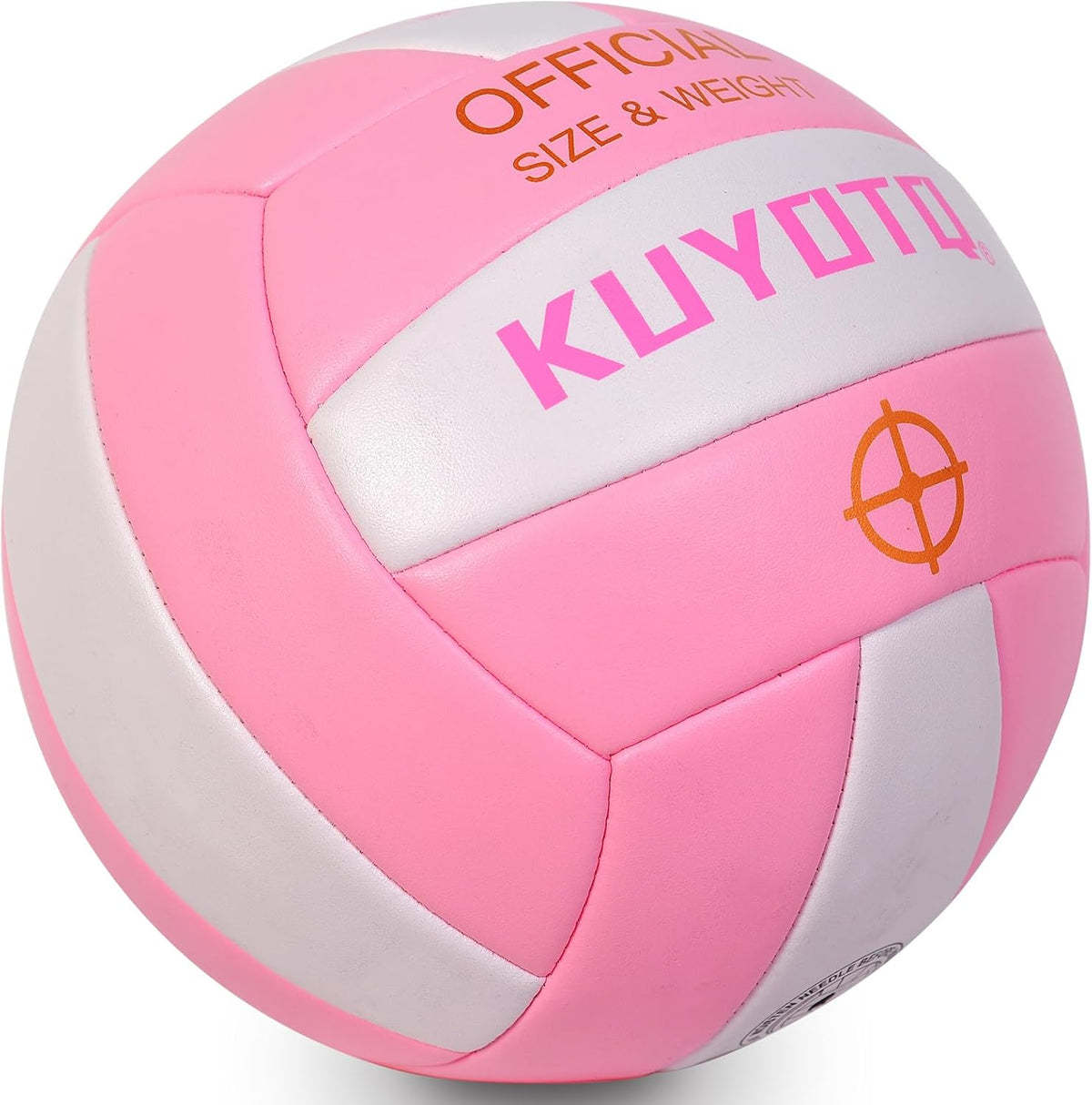 KUYOTQ Official Size 5 in&Outdoor Beach Volleyball,3MM Thickened Surface Soft Leather Youth Womens Mens Volleyball for Game Gym Training(Deflated)