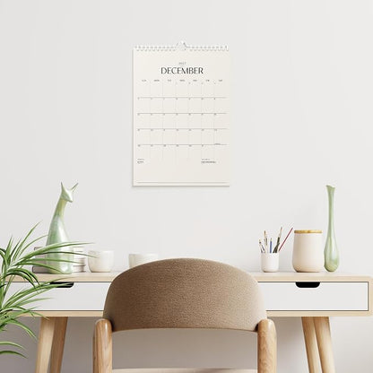 Karto Wall Calendar 2026-2027 11x17 in - Beige 2.0