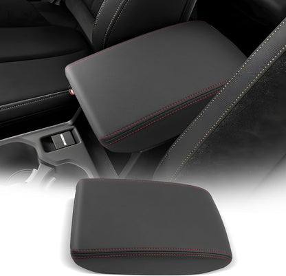 CDEFG for Subaru Forester 2025 Center Console Cover Armrest Box Cover for Forester (Premium, Sport, Limited, Touring Trims) 2025 Accessories Console Arm Rest Protector Red Line
