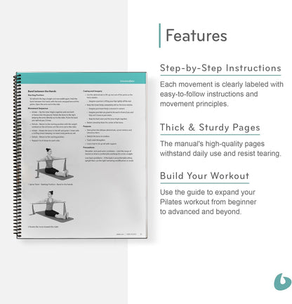 Balanced Body Mat and Bands Guide, Pilates Mat and Bands Guide for Workout Equipment, for Home Gym or Studio Use