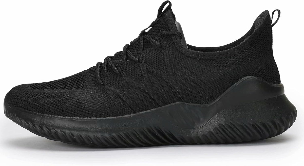 Mens Slip On Running Shoes Athletic Walking Trainers Lightweight Breathable Mesh Tennis Sneakers