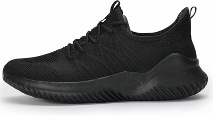 Mens Slip On Running Shoes Athletic Walking Trainers Lightweight Breathable Mesh Tennis Sneakers