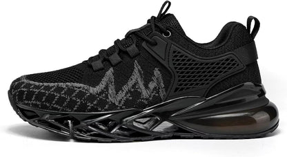 Men's Running Shoes Blade Tennis Walking Fashion Sneakers Breathable Non Slip Gym Sports Work Trainers