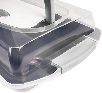 BergHOFF 11Pc Perfect Slice Bakeware Set, Covered Rectangle Cake Pan, Cookie Sheets, Muffin Pan, Loaf Pan, Round, Square and Rectangle Cake Pans, Slicer, Silver & Silver