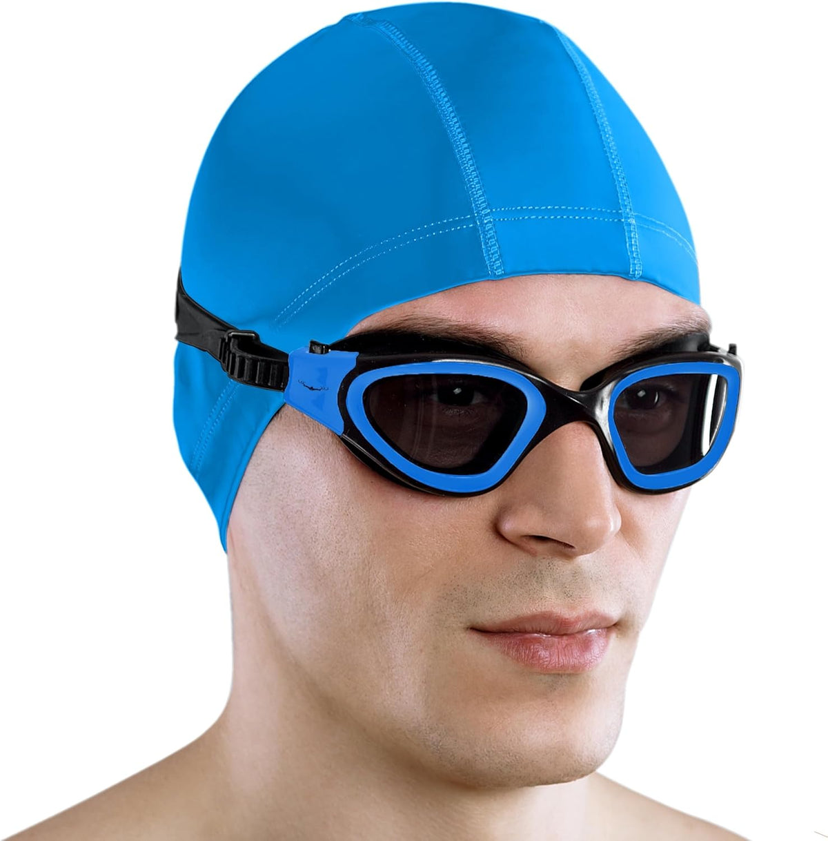 AqtivAqua Swimming Goggles, DX Wide View Swim Goggles for Adult Men Women, Anti Fog No Leaking