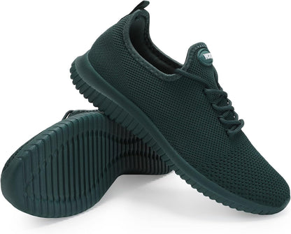 WXQ Men's Running Shoes Comfortable Lightweight Breathable Walking Shoes Mesh Workout Casual Sports Shoes