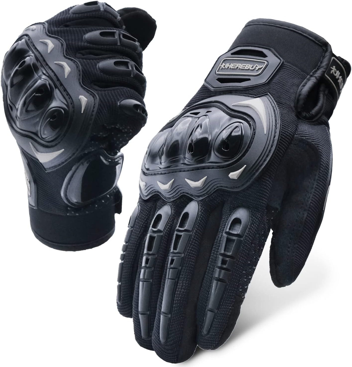 Motorcycle Gloves Touch Screen Full Finger Riding Gloves Knuckle Protection for Men and Women for Dirt Riding, Road Racing, Cycling, Climbing Work Outdoor Sports