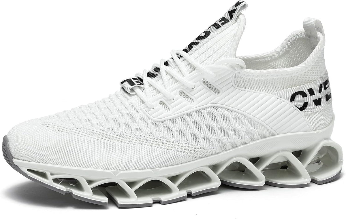 Men's Running Shoes Blade Tennis Walking Fashion Sneakers Breathable Non Slip Gym Sports Work Trainers