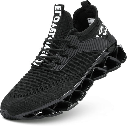Men's Running Shoes Blade Tennis Walking Fashion Sneakers Breathable Non Slip Gym Sports Work Trainers