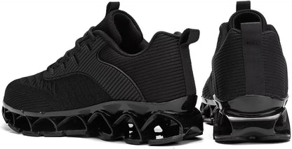 Men's Slip on Walking Running Shoes Blade Tennis Casual Fashion Sneakers Comfort Non Slip Work Sport Athletic Trainer