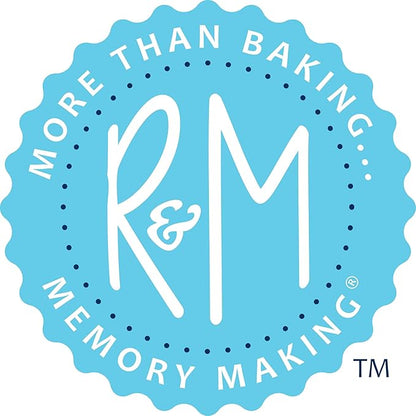 R&M International 2246 Junior 12-Piece Bakeware Set, Includes Pan, Rolling Pin, Tools and Cookie Cutters