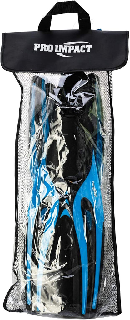 PRO IMPACT Swim Fins for Adults & Kids - Premium Scuba Diving Fins, Snorkeling Flippers for Men & Women - Versatile Swim Training Fins for Lap Swimming, Water Sports & Ocean Adventures