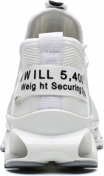 Men's Running Shoes Blade Tennis Walking Fashion Sneakers Breathable Non Slip Gym Sports Work Trainers